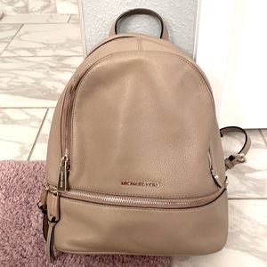 Michael Kors Biege Backpack